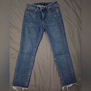 Ann Taylor Classic Blue Cropped Jeans